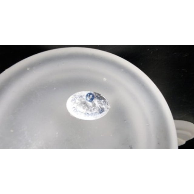 Pair of Excellent 1930s Walther & Sohne Art Deco Frosted Glass Nude Nymphen Candlesticks For Sale - Image 6 of 6