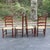 Vintage Classic Ladderback Chairs With Rush Seats For Sale - Image 4 of 6