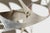 Contemporary 1980s Brushed Aluminum Mid-Century Fixture For Sale - Image 3 of 9
