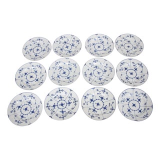Antique Dinner Plates by Royal Copenhagen, 1800, Set of 12 For Sale
