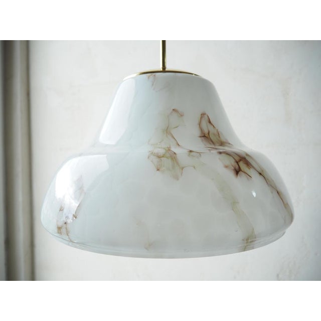 Metal Mid-Century Glass Chandeliers, Bohemia, 1960s For Sale - Image 7 of 18