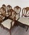 Late 20th Century Vintage Hepplewhite or Georgian Style Shield Back Dining Chairs - Set of 6 For Sale - Image 5 of 13