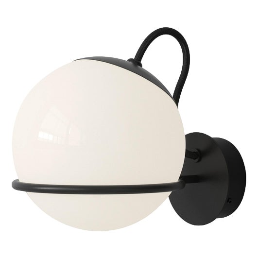 Model 238/1 Lamp with Black Mount by Gino Sarfatti for Astep For Sale