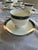 Oscar de la Renta 1980s Gold and Blue Porcelain Coffee and Tea Set by Oscar De La Renta. Service for 12 - 40 pcs For Sale - Image 4 of 10