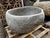 Contemporary Vintage Giant Carved Boulder Bowl For Sale - Image 3 of 5
