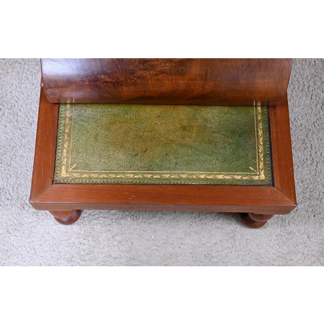 Brown 19th Century Victorian Mahogany Library Step Stool, England For Sale - Image 8 of 18
