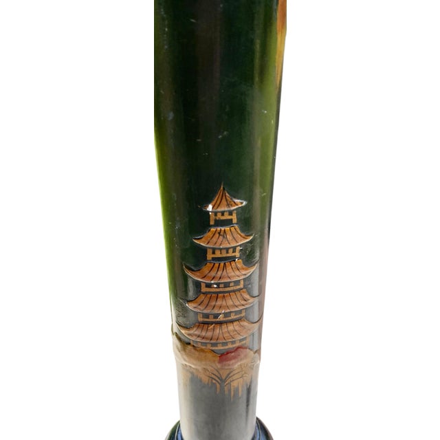 Antique Chinese Export Chinoiserie Floor Lamp for the English Market For Sale - Image 15 of 17