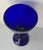 Early 19th Century Antique Early 19th Century English George III Blue Cobalt Wine Glasses - Set of 4 For Sale - Image 5 of 18