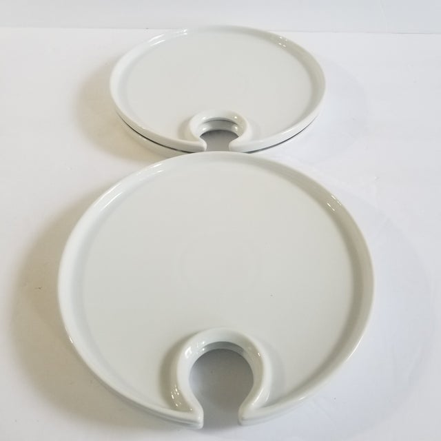 1990s VintagePottery Barn Appetizer Mingling Plates Set of 4 Chairish