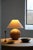 1970s Danish Sculptural Round Oak Table Lamp by Kirk, 1980s For Sale - Image 5 of 18