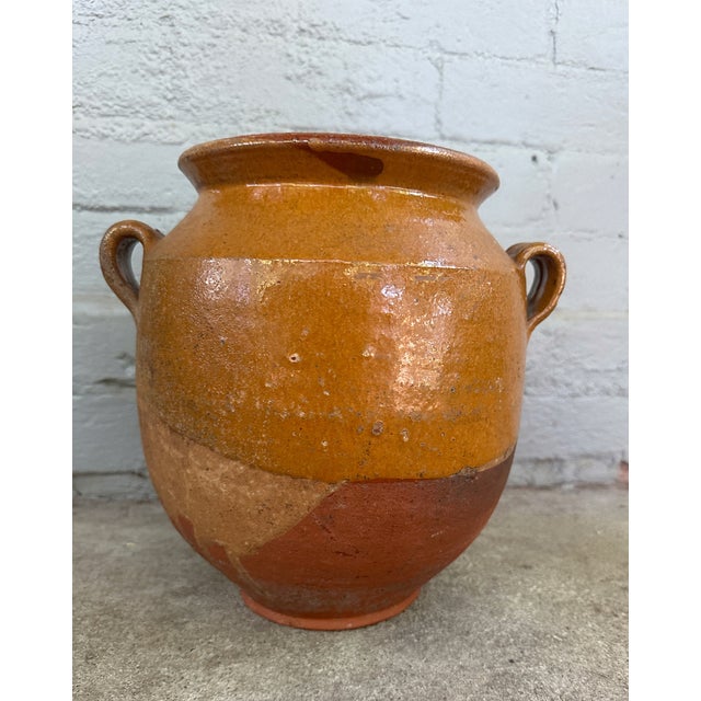Vintage French Terracotta Confit Pot For Sale - Image 12 of 18
