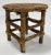 Unique stool made entirely of twigs and coiled wrap. Very sturdy. Ideal as a seat or plant stand. Measures 11"H. Sturdy....