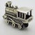 Vintage Italian Handmade Genuine Sterling Silver 925 Locomotive Train Figurine, 1970s For Sale - Image 4 of 13