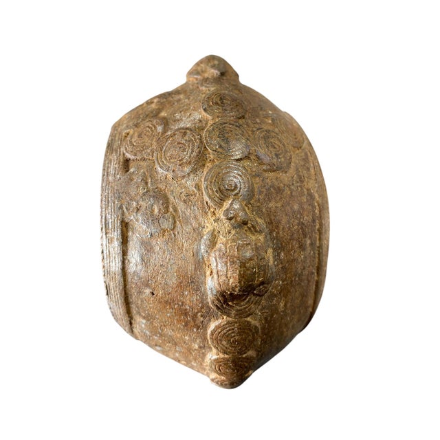 Exquisite Vintage Bronze Turtles Bracelet Gan Burkina Faso 5" W For Sale - Image 4 of 9