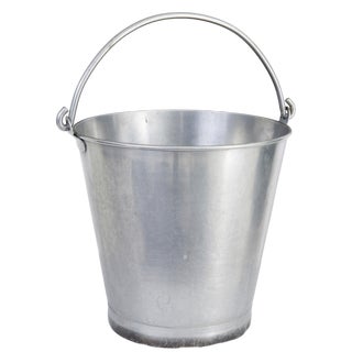 Mid-Century Stainless Steel Bucket, 1950s For Sale