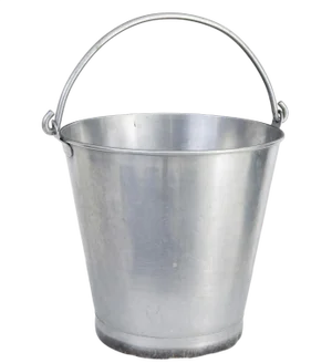 Mid-Century Stainless Steel Bucket, 1950s