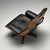 Black Charles & Ray Eames, Mid-Century Modern, Eames Lounge Chair, Black Leather, Wood For Sale - Image 8 of 10