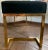Late 20th Century Vintage Tubular Brass Bench With Cowhide Seat For Sale - Image 5 of 6