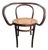 Vintage Gerdau Bentwood Chair Caviuna Wood & Cane Seat in the Style of Thonet For Sale