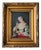 After Van Loo, Miniature Portrait of a Woman, 1800s, Oil Painting, Framed For Sale