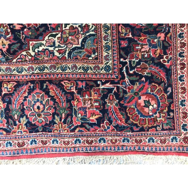 Mid-20th Century Kashan Rug For Sale - Image 4 of 16