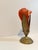 Abstract Early Murano Glass Free Form Abstract Blown, Cut, Glass Sculpture in Bronze Vase, c.1930s-1940s For Sale - Image 3 of 8