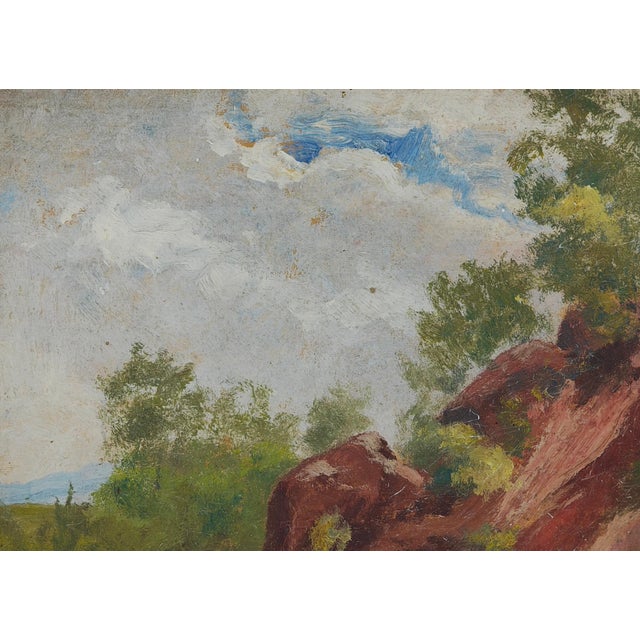 French Artist, Landscape, Oil Painting For Sale - Image 4 of 7