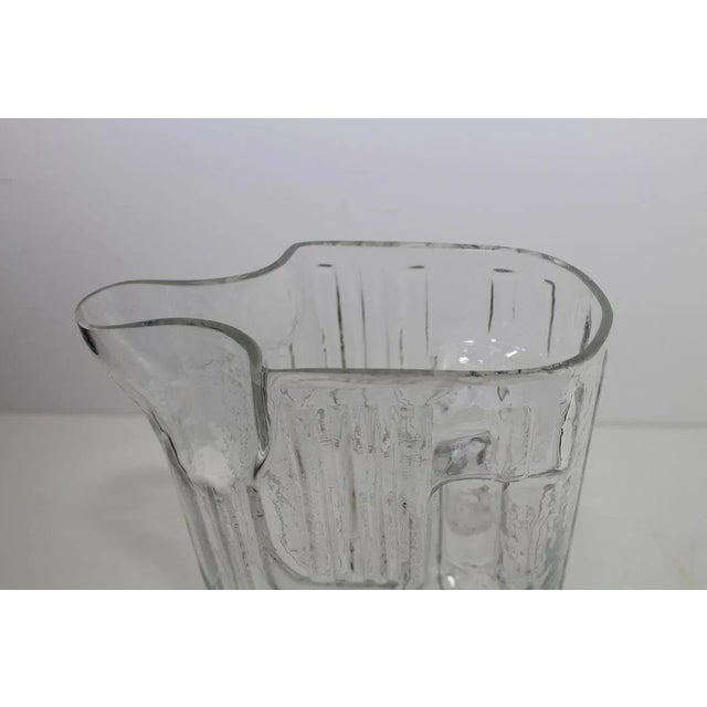 Glass Glass Pitcher by C. J. Riedel for Riedel, 1960s For Sale - Image 7 of 9