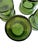 Mid-Century Modern Set of 6 Vintage Dansk Denmark Ihq Green Glass Stackable Candle Holders - Jens Quistgaard MCM For Sale - Image 3 of 6