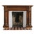 Antique Walnut Mantel - Hand Carved - Aesthetic Movement For Sale