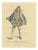 Jefferys, Merchant of Meissen in Fur-Lined Blue Cloak, Costume of 1577, Jefferys 1757, 1757, Engraving For Sale