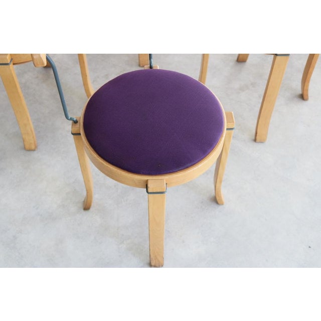 Mid-Century Modern Vintage Danish Dining Chairs, 1970s For Sale - Image 3 of 10