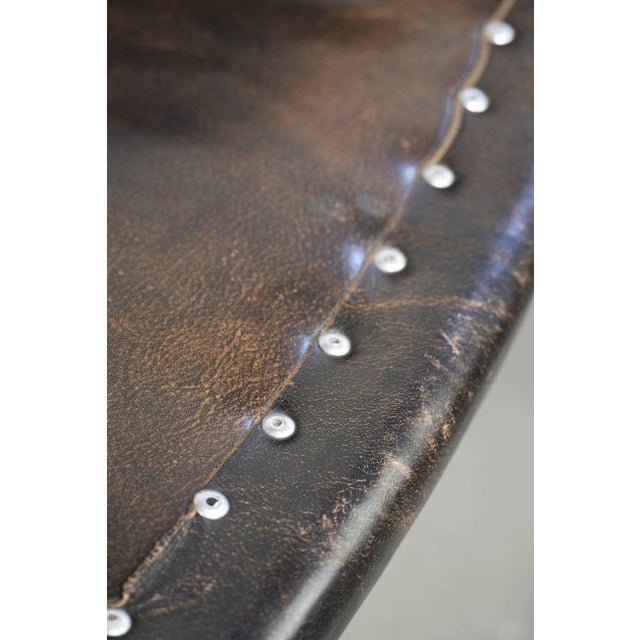 Vintage Aviator Desk Chair in Cowhide Leather and Aluminium from Timothy Oulton For Sale - Image 13 of 17
