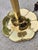 Vintage Stiffel Model #3622 (Mcm) Brass Lotus Lily Parzinger Floor Lamp Featuring Integrated Glass End Table For Sale - Image 9 of 17