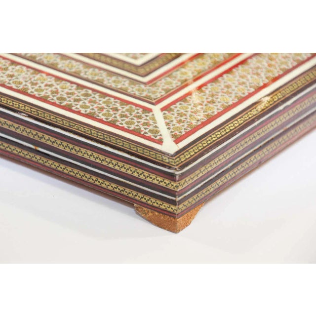 VIntage Persian Khatam Pen Holder For Sale - Image 11 of 12