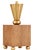 Mid-Century Modern Currey & Company Contemporary Wood and Metal Table Lamps For Sale - Image 3 of 4