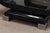 Art Deco Style Black Lacquer Dining Table With Glass Top For Sale In Detroit - Image 6 of 7