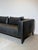 Indera 3-Seater Sofa in Black Leather For Sale - Image 5 of 8