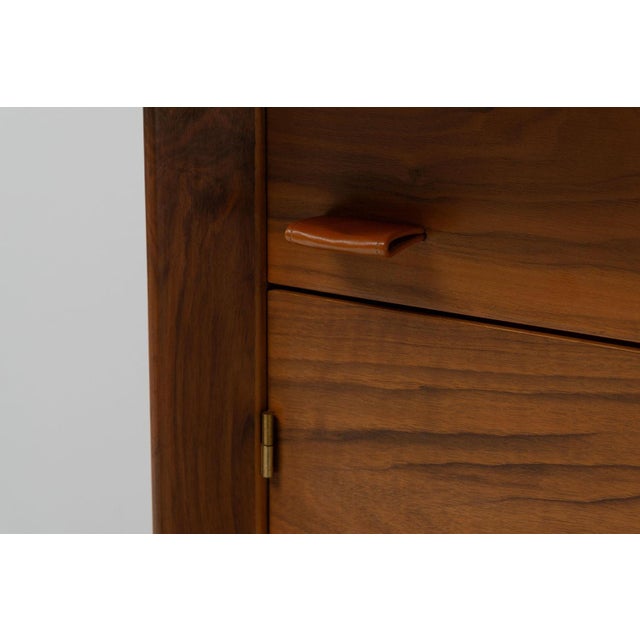 Brown Walnut Console Cabinet, France, 1960s For Sale - Image 8 of 14