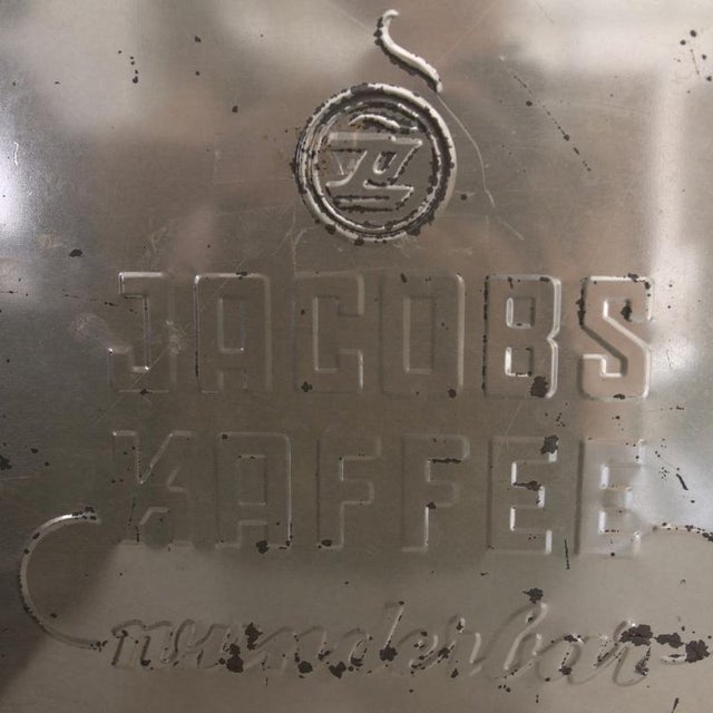 1950s Vintage Metal Display Case by Jacobs Kaffee, 1950s For Sale - Image 5 of 13