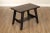 High Quality Lestershire Furniture Co. Arts & Crafts Style Carved Dark Solid Oak Side Table. Lestershire, NY.