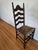 American Early 20th Century Shaker Oak Ladderback Accent Chair For Sale - Image 3 of 5