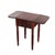 Traditional Sheraton Mahogany 2 Drawer Drop Leaf Stand With Rope Twist Carved Legs C1830 For Sale - Image 3 of 16