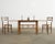 Chic set of four mid-century modern Italian dining chairs made in the manner and style of Paolo Buffa or Gio Ponti....