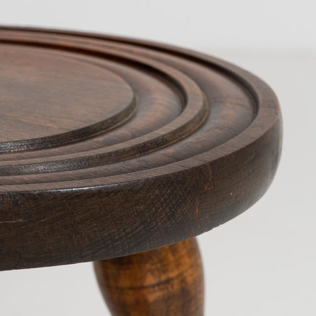 A supremely elegant example of French decorative craftsmanship from the early 1970s, this bobbin stool exemplifies the...