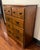 1980s Vintage Five-Drawer Chest of Drawers in Rich Walnut Finish – Refinished Wood Dresser For Sale - Image 5 of 12