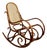 Vintage Brown Rocking Chair by Michael Thonet For Sale