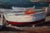 Artist Signed Boat & Village Oil Painting on Canvas For Sale In Philadelphia - Image 6 of 12