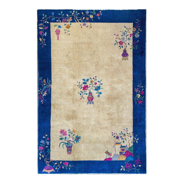 Early 20th Century Chinese Art Deco Rug For Sale