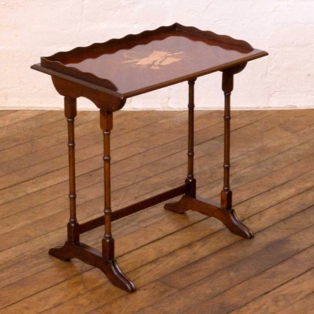 Mahogany Nesting Tables, 1960s, Set of 3 For Sale - Image 12 of 17